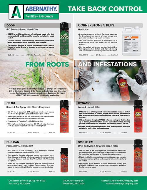 Take Back Control – Pest and Weed Control